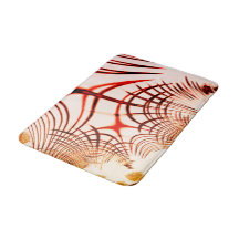 Gekruiste roodbruine gebogen sporen, verouderd eff