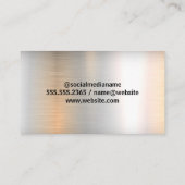 Gekruiste Sleutels | Monteur Visitekaartje (Achterkant)