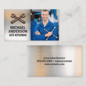 Gekruiste Sleutels | Monteur Visitekaartje (Voorkant / Achterkant)