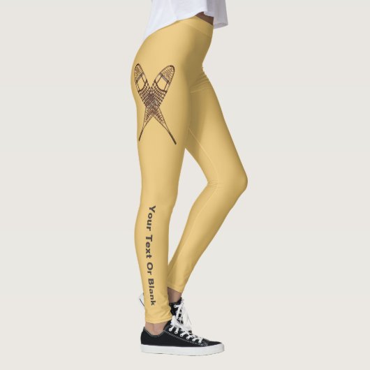 Gekruiste sneeuwschoenen leggings (Rechts)