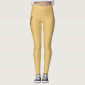Gekruiste sneeuwschoenen leggings (Voorkant)