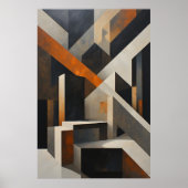 Gekruiste structuren poster (Voorkant)
