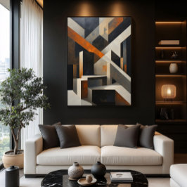 Gekruiste structuren poster