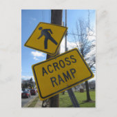 Gekruiste teken briefkaart (Voorkant)