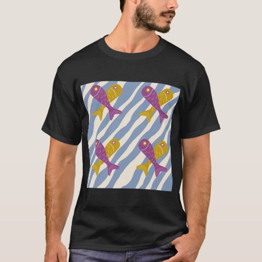 Gekruiste Vissen T-shirt (Voorkant)