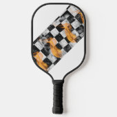 Gekruiste Vlag Op Maat Gemaakte Pickleball Paddle (Achterkant)