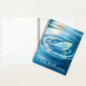 Gekruld waterreflectie | Abstract kalm wateropperv Planner (Display)
