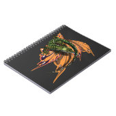 gekrulde anolhagedis notitieboek (Linkerzijde)