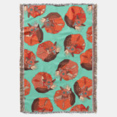 gekrulde foxpolkamint deken (Voorkant Verticaal)