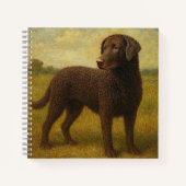 Gekrulde Gecoatde Retriever Notitieboek (Voorkant)
