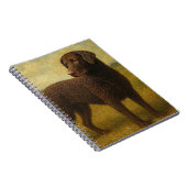 Gekrulde Gecoatde Retriever Notitieboek (Rechterzijde)
