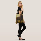 Gekrulde Gecoatste Retriever Tote Bag (Op model)