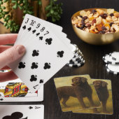 Gekrulde Retriever Pokerkaarten (Insitu)
