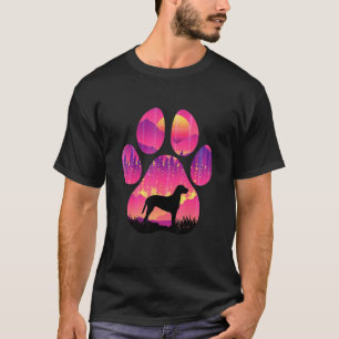 Gekrulde Retriever Poot Moeder Vader Hond Vrouwen T-shirt