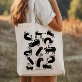 Gekte Kat Dame | Grappige Kattenliefhebber Tote Bag