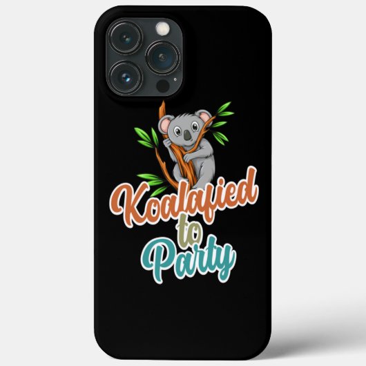 Gekwalificeerd om feest Gekwalificeerde woordspeli Case-Mate iPhone Case (Achterkant)