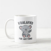 Gekwalificeerd voor alles koffiemok (Links)