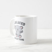 Gekwalificeerd voor alles koffiemok (Voorkant links)
