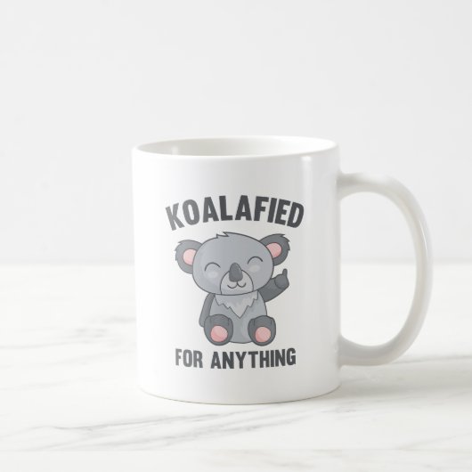 Gekwalificeerd voor alles koffiemok (Rechts)