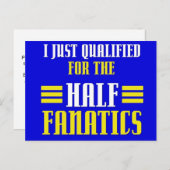 Gekwalificeerd voor Half Fanatics Briefkaart (Voorkant / Achterkant)