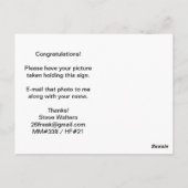 Gekwalificeerd voor Half Fanatics Briefkaart (Achterkant)