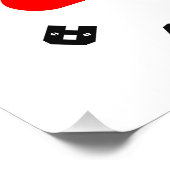 "Gekwalificeerde accountantsverklaring" Poster (Hoek)