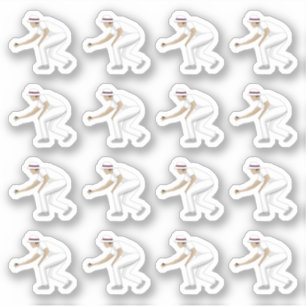 Gekwalificeerde Bowlen Sticker