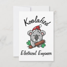 Gekwalificeerde elektrotechnisch ingenieur kaart