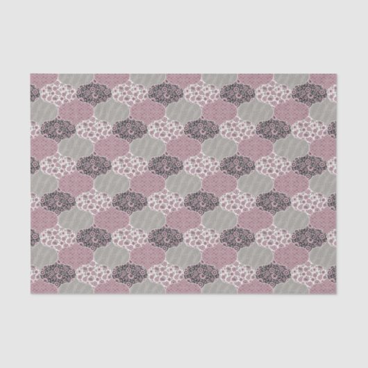 Gekwalificeerde Marokkaanse zuidwestroze grauwe Fl Tissuepapier (Voorkant)