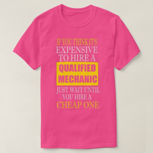 Gekwalificeerde Mechanisme 1 T-shirt (Design voorkant)