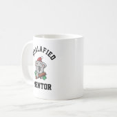 Gekwalificeerde mentor koffiemok (Voorkant links)
