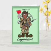 Gekwalificeerde Soldaat-kaart voor Vrouw Kaart (Gele Bloem)