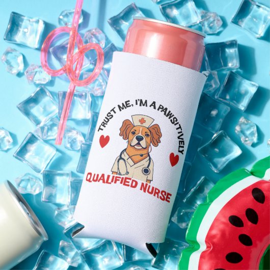 Gekwalificeerde Verpleegster Pawsitively Seltzer Blikjeskoeler (Insitu Zomer)