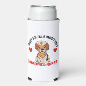 Gekwalificeerde Verpleegster Pawsitively Seltzer Blikjeskoeler (Seltzer Voorkant)