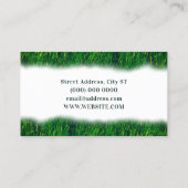 Gekweekt gras visitekaartje (Achterkant)