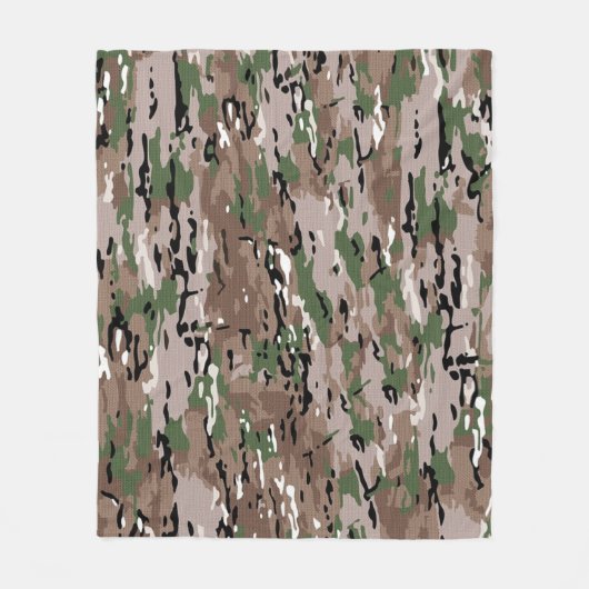 Gekweekt leger Camo Dog Fleece Deken (Voorkant)