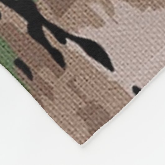 Gekweekt leger Camo Dog Fleece Deken (Hoek)