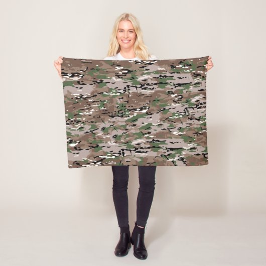 Gekweekt leger Camo Dog Fleece Deken (In situ)