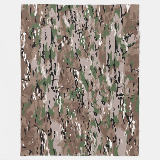 Gekweekt leger Camo Dog Fleece Deken (Voorkant)