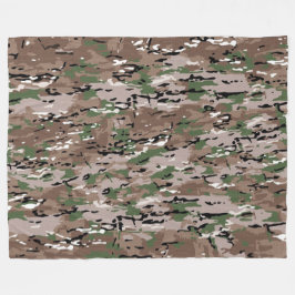 Gekweekt leger Camo Dog Fleece Deken