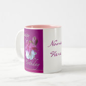 Gekweekte Columbine Birthday Mok personaliseren (Voorkant links)
