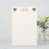 Gekweekte Columbine Letterhead Briefpapier (Staand voorkant)