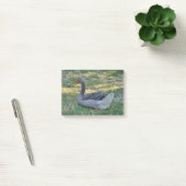 Gekweekte gans op gras in Dordogne Post-it® Notes (Kantoor)