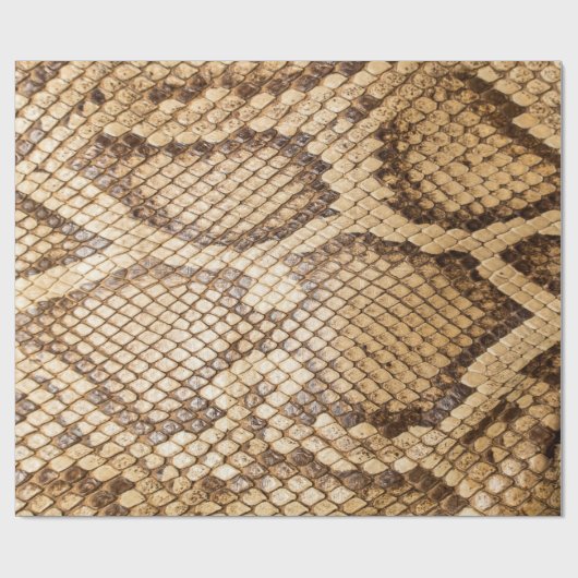 Gekweekte python skinpython, huid, slang, reticula cadeaupapier (Vlak)
