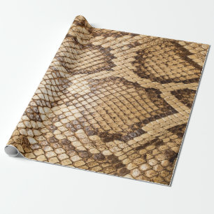 Gekweekte python skinpython, huid, slang, reticula cadeaupapier