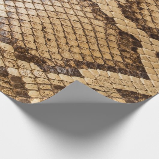 Gekweekte python skinpython, huid, slang, reticula cadeaupapier (Hoek)