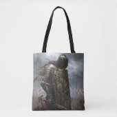 gekwelde ridder tote bag (Voorkant)