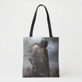 gekwelde ridder tote bag