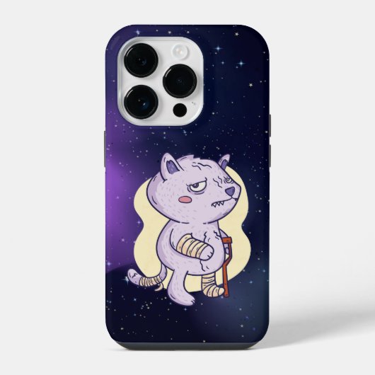 GEKWETSTE KAT iPhone HOESJE (Achterkant)