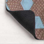 Gel Mousepad - Castle Quilt Pattern Muismat (Hoek)